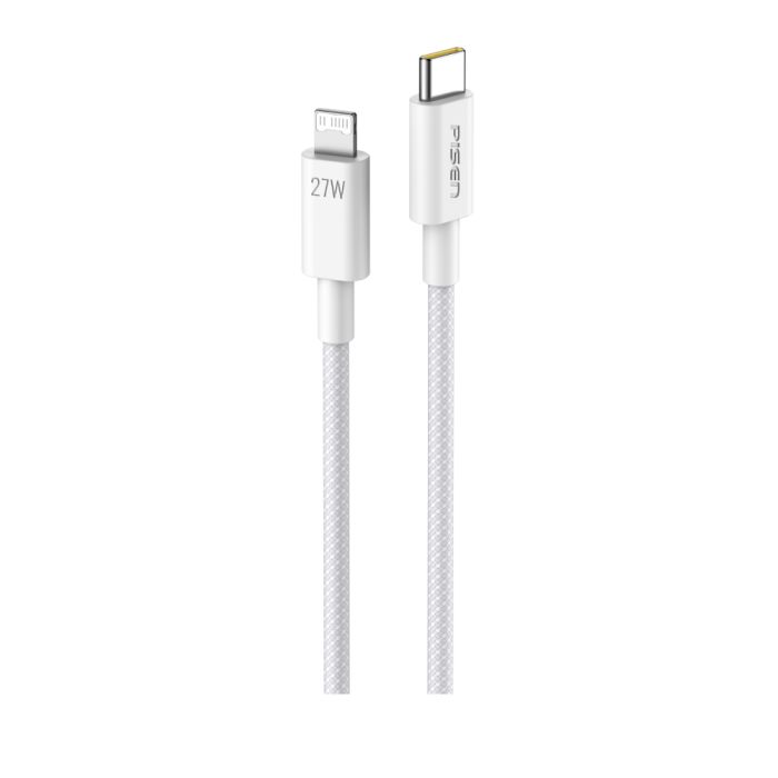 PISEN QUICK C to L 27W Braided Charging Cable 